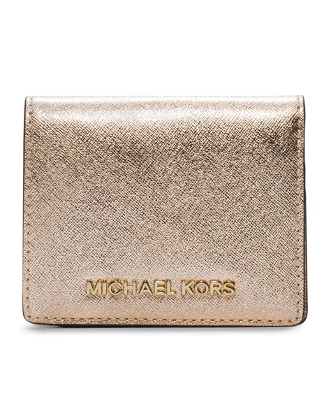 michael michael kors jet set travel flap card holder 